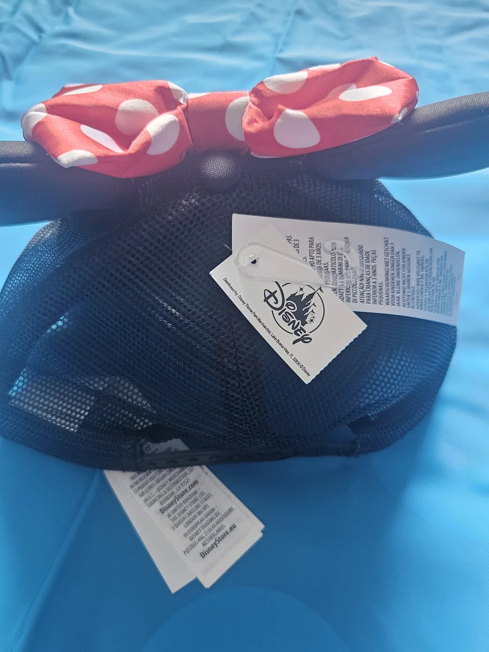 Disney Parks Minnie Mouse Face 3D Baseball Cap